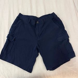 Berkley Jensen Blue Cotton Cargo Shorts